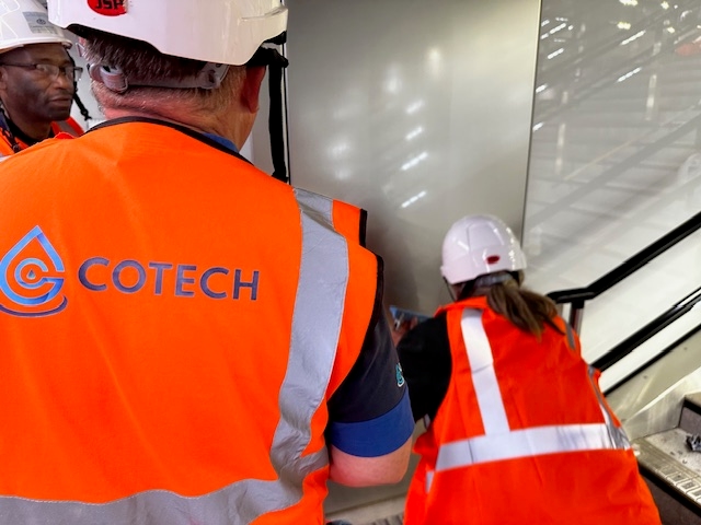 Old Street Lindner panels.Cotech application 1