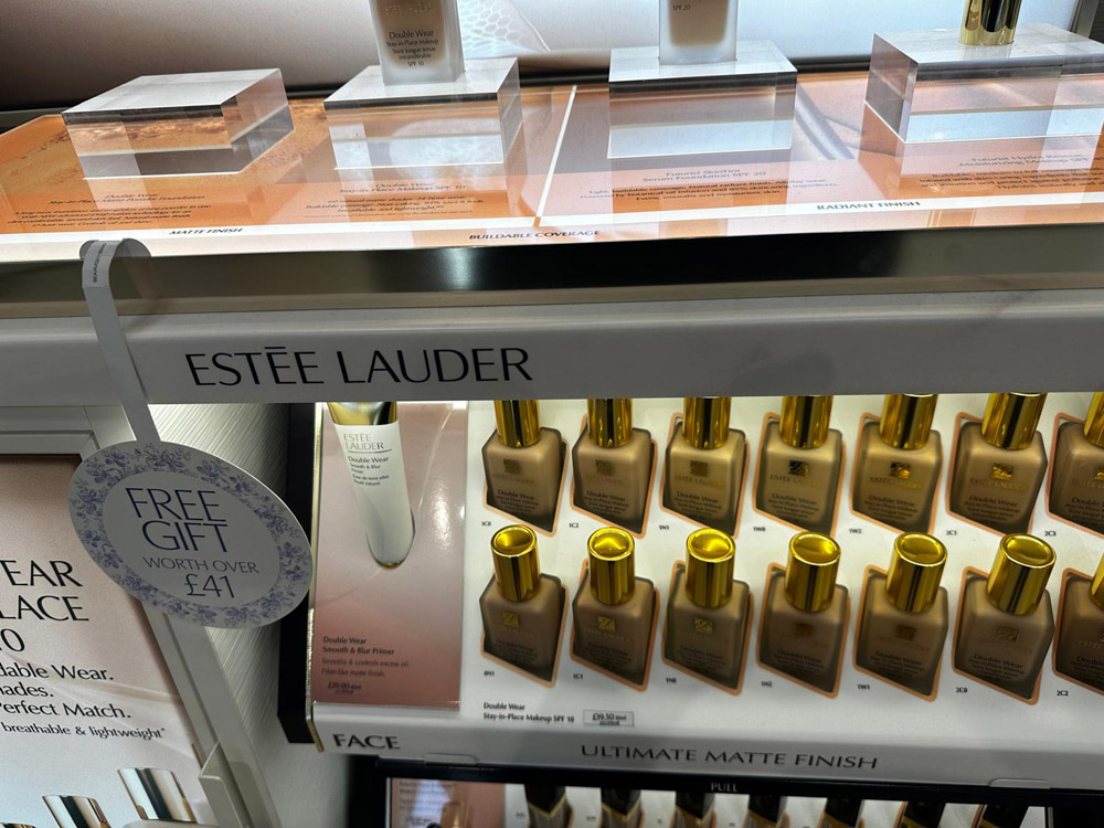 Marks and Spencer Estee Lauder Skin Counters 9